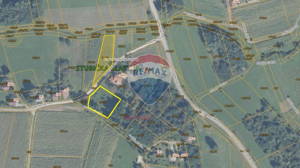 Land, 2080 m2, For Sale, Donja Stubica