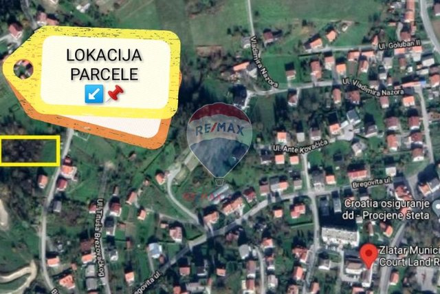 Land, 1240 m2, For Sale, Zabok - Bregi Zabočki