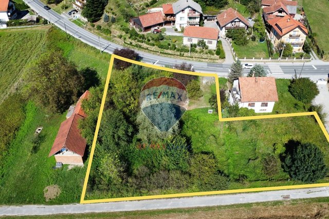 Building plot of 2108 m2 in the village of Lug Zabočki