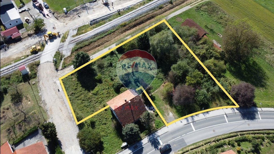 Building plot of 2108 m2 in the village of Lug Zabočki