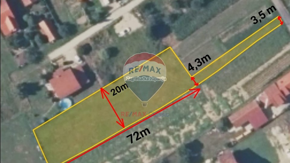 Building plot, 1607 m2, Oborovo Bistransko