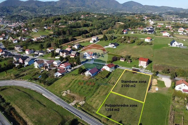 LAND, VELIKA VES 3354m2, KRAPINA