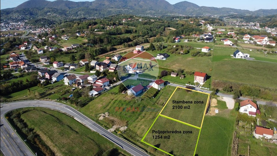 ZEMLJIŠTE, VELIKA VES 3354m2, KRAPINA