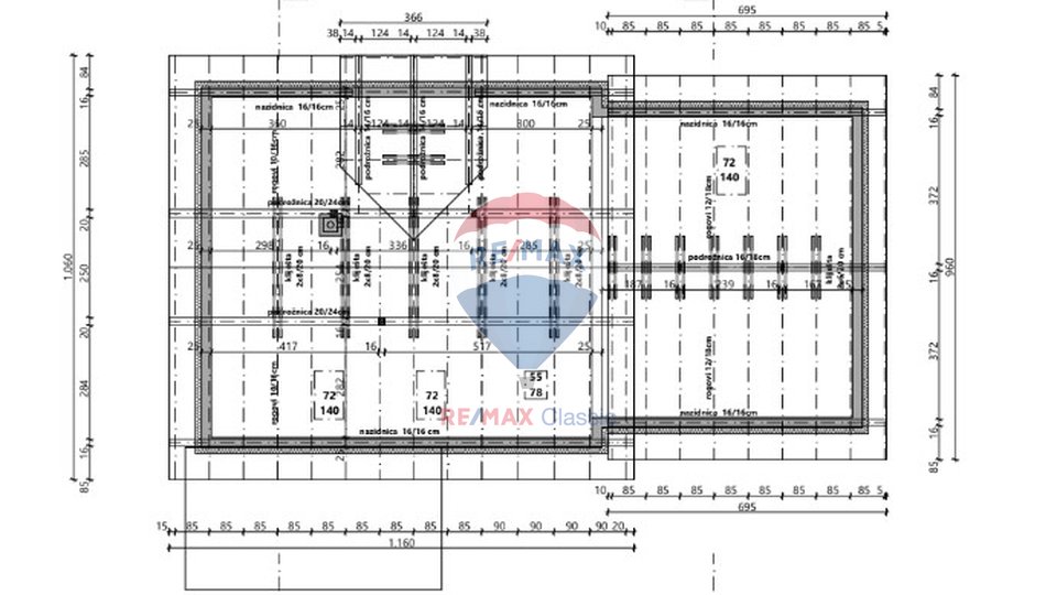 BUILDING LAND 1000 m2, WITH MAIN PROJECT AND BUILDING PERMIT FOR A HOUSE, GUBAŠEVO